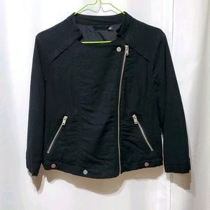 A.N.A. Linen Moto Jacket sz PL